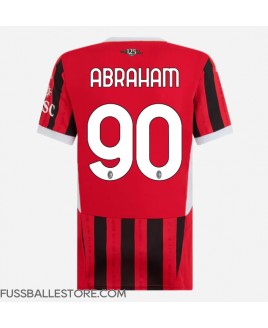 Günstige AC Milan Tammy Abraham #90 Heimtrikot Damen 2024-25 Kurzarm